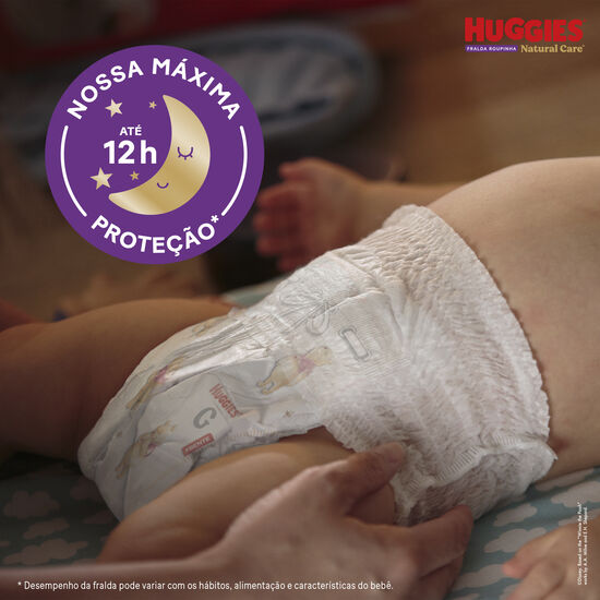 Fralda Huggies Natural Care Roupinha XXG - 52 fraldas